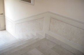 Boiserie in finta pietra di Saltrio