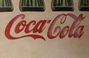 Trompe l'oeil pubbicità CocaCola