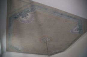 Soffitto discialbato e ricostruito