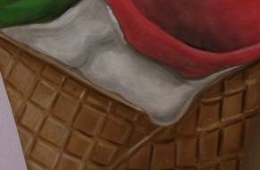 Trompe l'oeil cono gelato