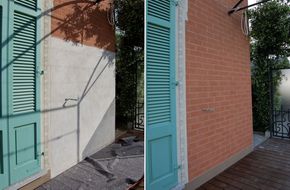 Rifacimento decorazione su facciata