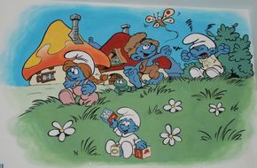 Cameretta con puffi