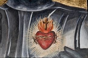Saint Vader - Acrilico e foglia oro su tavola