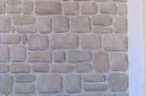 Decorazione finto sasso