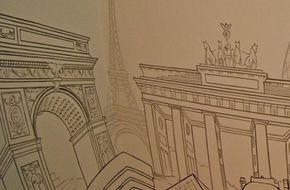 Monumenti mondiali stilizzati